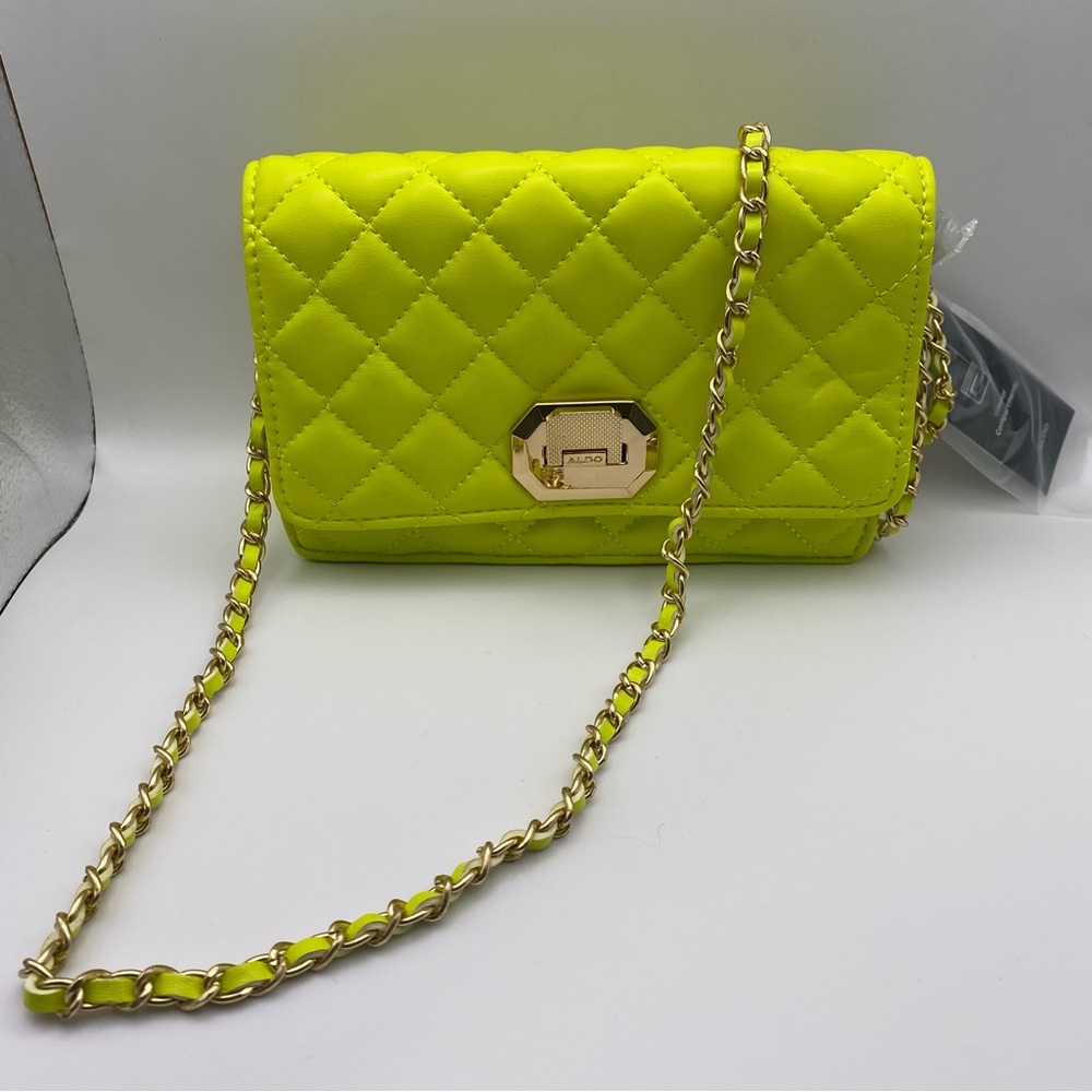 Aldo Neo Green Bressanvido Women's Crossbody Shoulder Strap Bags - Picture 2 of 12